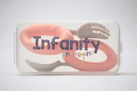 Fork/Spoon Set Light Pink